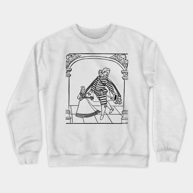 Father dancing with daughter Crewneck Sweatshirt by Artimaeus